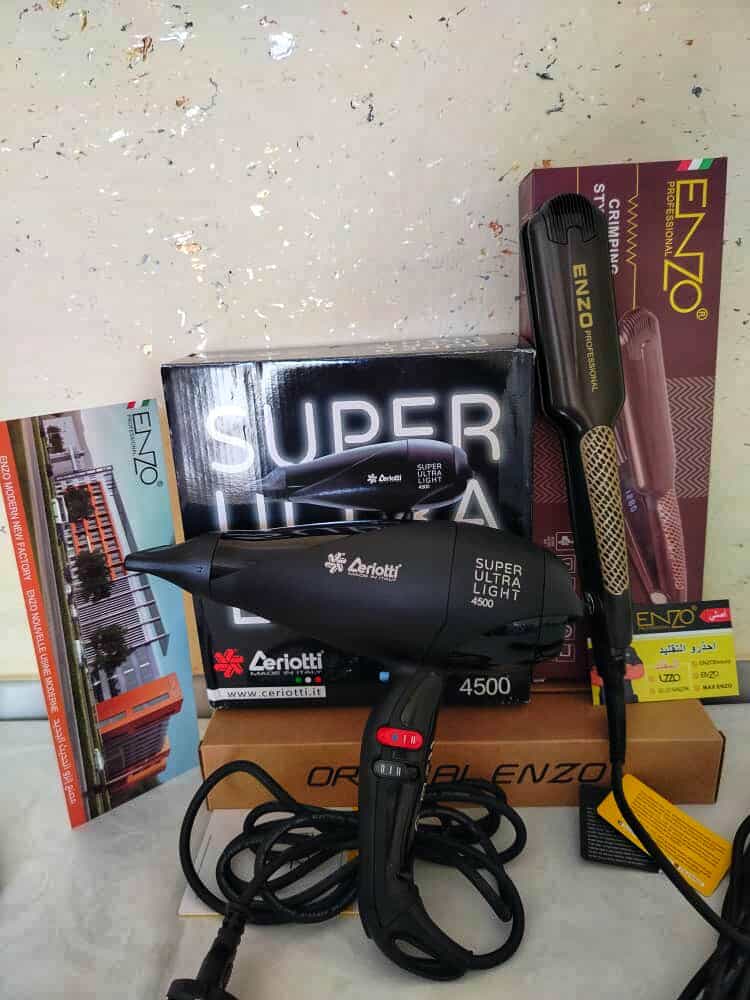 Pack Coiffeuse Professionnel – Sèche-cheveux + Lisseur Italie